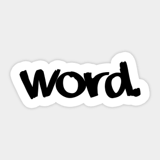 B. Word Sticker